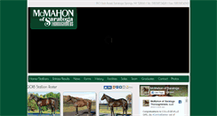 Desktop Screenshot of mcmahonthoroughbreds.com